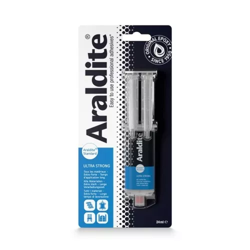 Colla Araldite Standard - bi-componente - Prisa progressiva x24ml