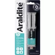 Colla Araldite Cristal - bi-componente - Presa rapida x24ml
