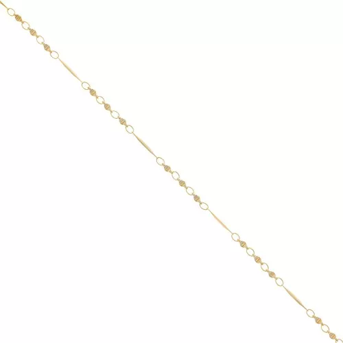 Chaîne maille fantaisie avec barres et intercalaires 2.6 mm - Dorato x50cm