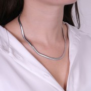 Girocollo maglia specchio 5 mm - Acciaio inossidabile 304 x49cm