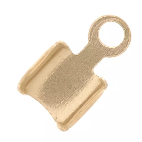 Terminale per catena strass 3 mm Acciaio inossidabile 304 Dorato x4