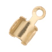 Terminale per catena strass 2 mm Acciaio inossidabile 304 Dorato x4|raw }}