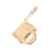 Terminale per catena strass 2 mm Acciaio inossidabile 304 Dorato x4