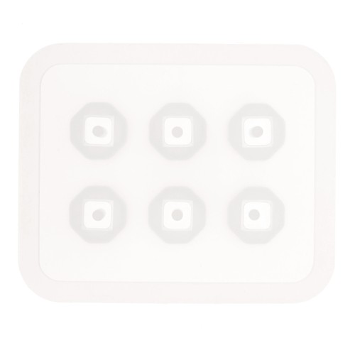 Stampo in silicone per fare perline di resina sfaccettata x1