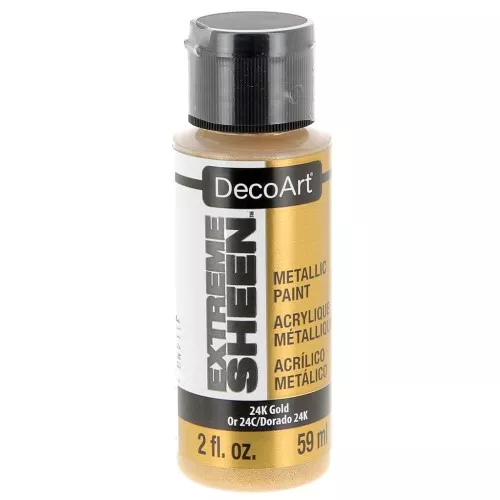 Pittura acrilica decorativa DecoArt Extreme Sheen - Or x59 ml
