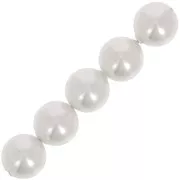 Perline PureCrystal 5810 mm. 8 White Pearl  x5