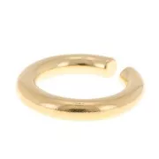 Anello largo - Dimensione 53 - Dorato con oro fine x1
