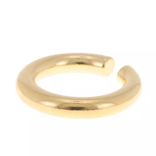 Anello largo - Dimensione 53 - Dorato con oro fine x1
