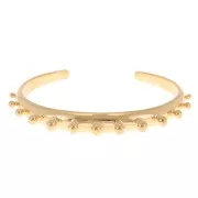 Bracciale con palline 7.8x155 mm - Dorato x1