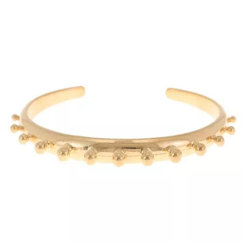 Bracciale con palline 7.8x155 mm - Dorato x1