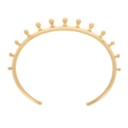 Bracciale con palline 7.8x155 mm - Dorato x1