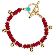 Ciondolo pallina 12x6.5 mm - placcatura argento fino anticato x1