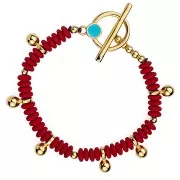 Ciondolo pallina 12x6.5 mm - placcatura argento fino anticato x1