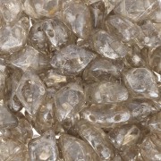 Perline in vetro Gemduo 2 fori 8x5 mm Crystal Gleam Orange Glaze x10g|raw }}