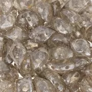 Perline in vetro Gemduo 2 fori 8x5 mm Crystal Gleam Orange Glaze x10g