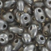 Twin beads mm. 2.5x5 Dark Grey Pearl x20g