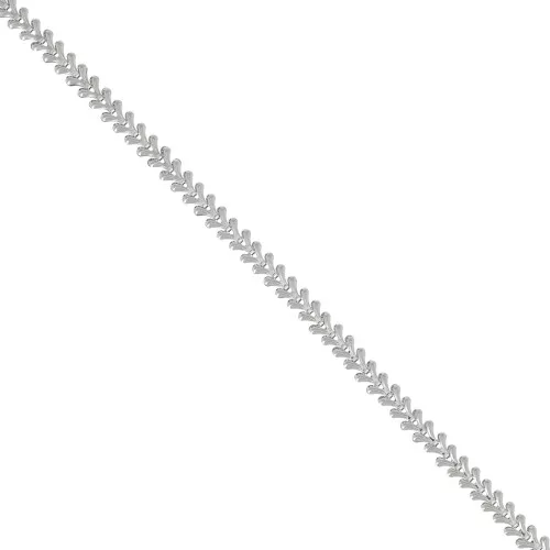 Catena maglia creativa a spighe 6 mm Acciaio inossidabile 304 x50cm