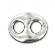 Intercalare chicco di caffè mm. 15x12 Argento 925 x1