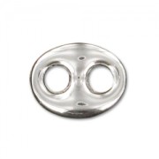 Intercalare chicco di caffè mm. 12x9 Argento 925 x1|raw }}