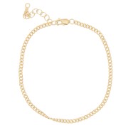 Bracciale maglia Gourmette limata 2.3 mm Gold filled x16.5 cm|raw }}