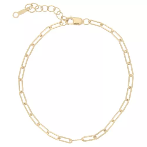Bracciale maglia Rettangolo 2.55 mm Gold filled x15 cm