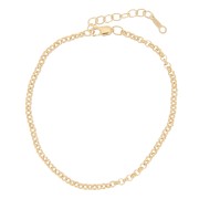 Bracciale maglia Jaseron 2.4 mm Gold filled x16.5 cm