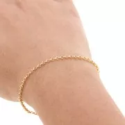 Catena maglia Jaseron 2.3 mm in Gold filled x20cm