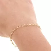 Catena maglia Jaseron 3.1 mm in Gold filled x50cm