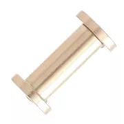 Tubo per tessitura Miyuki 19,5x10 mm - Acciaio inossidabile 304 Gold x1