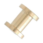 Tubo per tessitura Miyuki 11.5x10mm Acciaio inox Dorato 316L x1|raw }}
