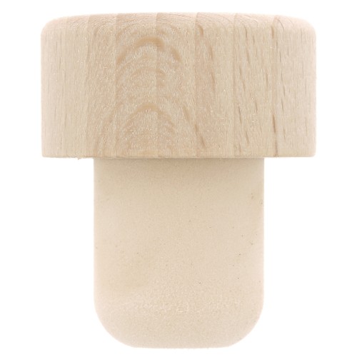 Tappo in legno 35x29 mm da decorare e personalizzare x1