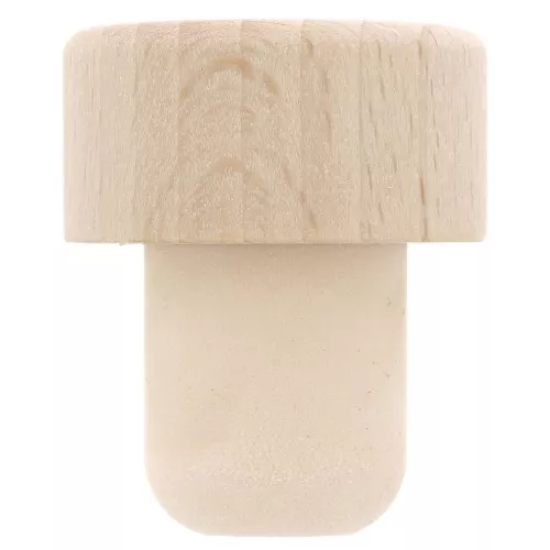 Tappo in legno 35x29 mm da decorare e personalizzare x1