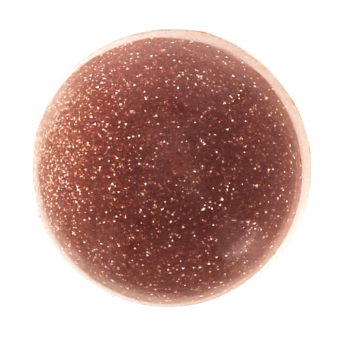 Cabochon rotondo 6mm Gold Stone - Pietra del Sole x1