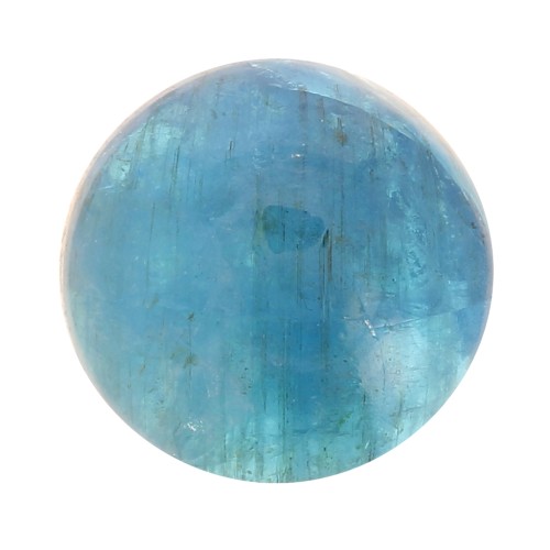 Cabochon tondo 8 mm in pietra gemma - Apatite x1