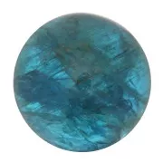 Cabochon tondo 10 mm in pietra gemma - Apatite x1