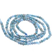 Perle sfaccettate rotonde da 2 mm in pietra semipreziosa - Apatite x37cm|raw }}