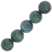 Perle tonde 8 mm Pietra gemma - Apatite x10