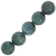 Perle tonde 8 mm Pietra gemma - Apatite x10
