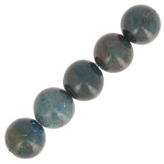 Perle tonde 12 mm Pietra gemma - Apatite x1