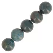 Perle tonde 12 mm Pietra gemma - Apatite x1
