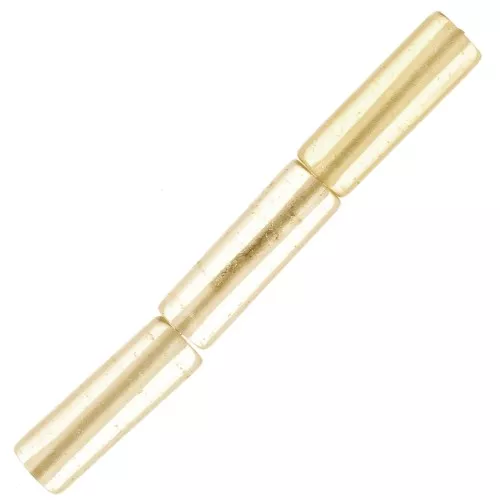 Perle tubolari 15x5 mm in pietra semipreziosa - Hydro Citrine x5