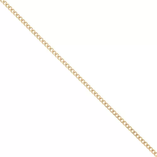 Catena maglia Gourmette limata 1.2 mm - Placcato oro 3 micron x50cm