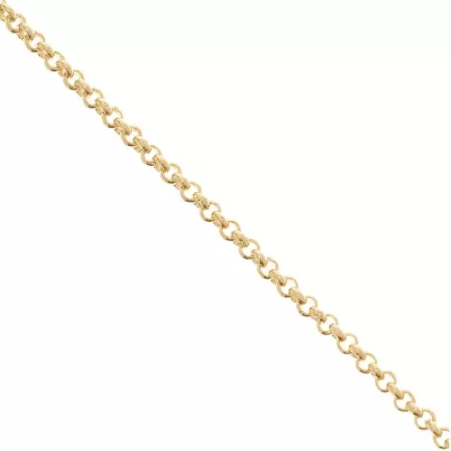 Catena maglia Jaseron 1.9 mm - Placcato oro 3 micron x50cm
