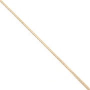 Catena maglia Serpentina quadrata 1 mm - Placcato oro 3 micron x50cm|raw }}