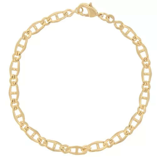 Bracciale maglia creativa 4.7 mm - Placcato oro 3 micronx1