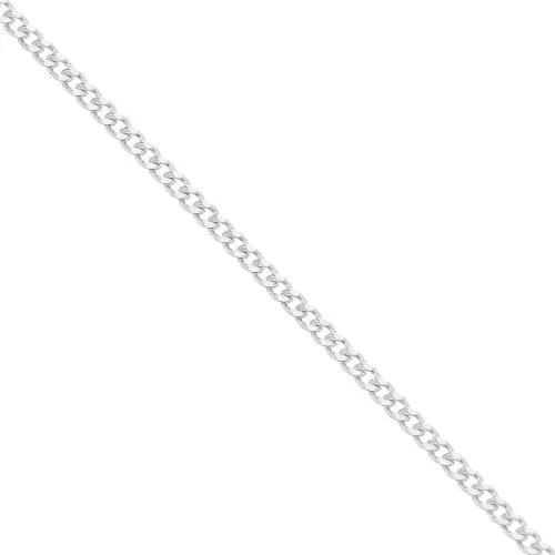 Catena maglia Gourmette limata 1.5 mm in Argento 925 x50cm