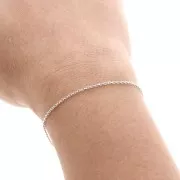 Catena maglia Forzatina 1.4 mm in Argento 925 x50cm