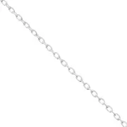 Catena maglia forzatina limata 1.3 mm in Argento 925 x50cm