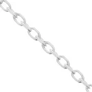 Catena maglia forzatina limata 1.3 mm in Argento 925 x50cm