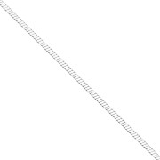 Catena maglia Serpentina quadrata 1 mm in Argento 925 x50cm|raw }}
